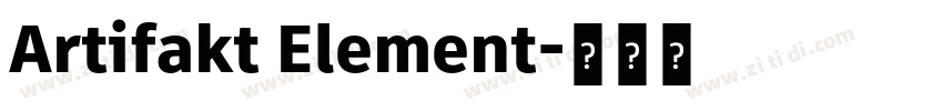 Artifakt Element字体转换 Artifakt Element字体转换